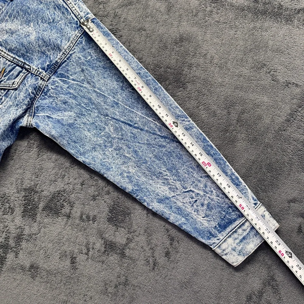 Vintage 80s Levis Type 3 Jacket 70507 0229 Mens Large Acid Wash USA Made Trucker
